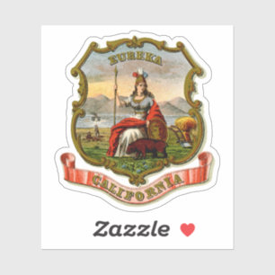 Vintage California State Coat Of Arms
