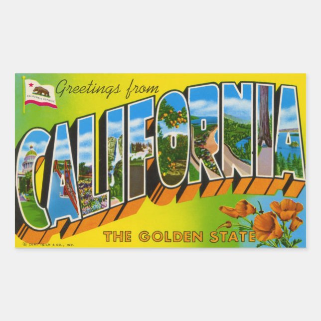 Vintage California Sticker (Front)