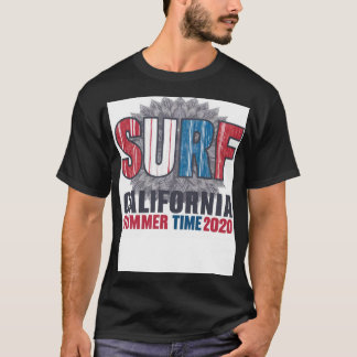  "Vintage California Surf Graphic Design" T-Shirt