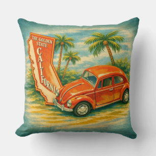 Vintage California Vibe Cushion