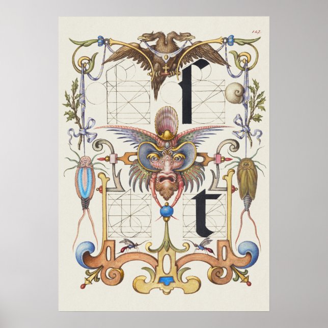 Vintage Calligraphy Poster (Front)