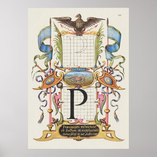 Vintage Calligraphy Poster (Front)