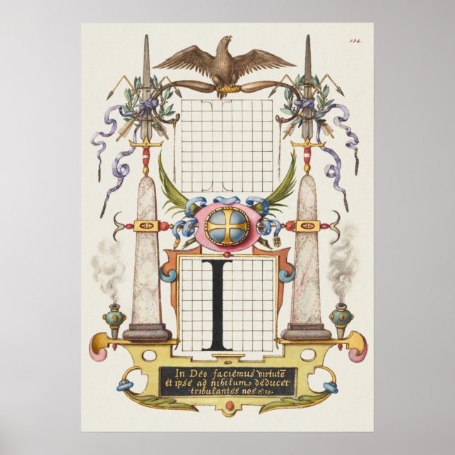 Vintage Calligraphy Poster (Front)