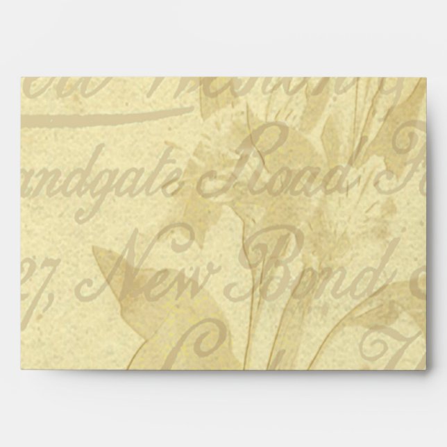 Vintage Calling Card Envelope (Front)