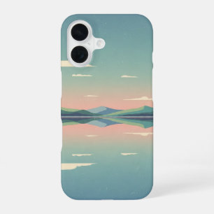 Vintage Calm Lake iPhone 16 Case