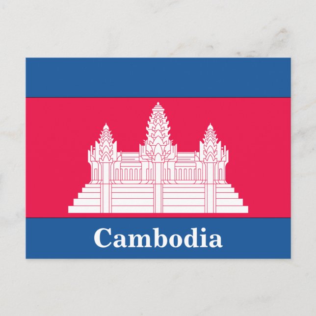 Vintage Cambodia Bangkok  Travel Tourism Postcard (Front)