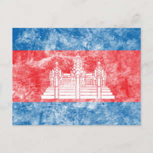 Vintage Cambodia Postcard