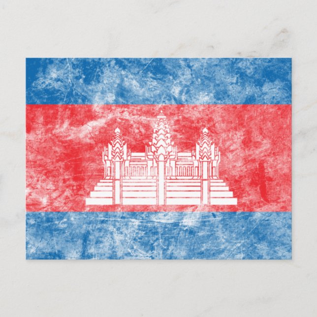 Vintage Cambodia Postcard (Front)