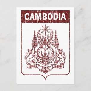 Vintage Cambodia Postcard