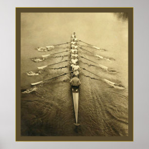 Vintage Cambridge Crew 1910-1915 Poster