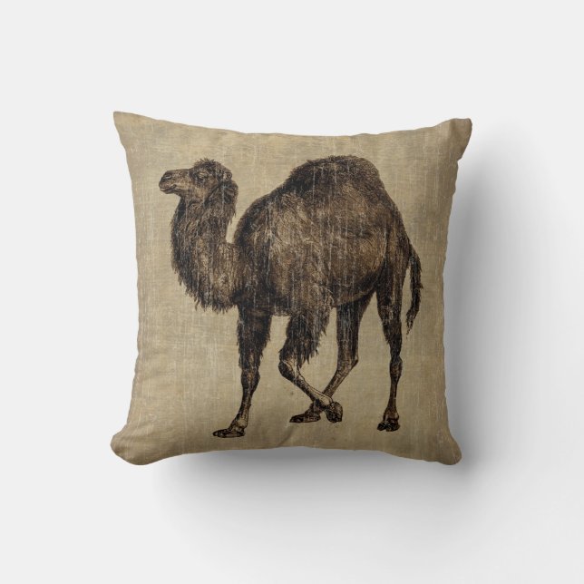 Vintage Camel Cushion (Front)