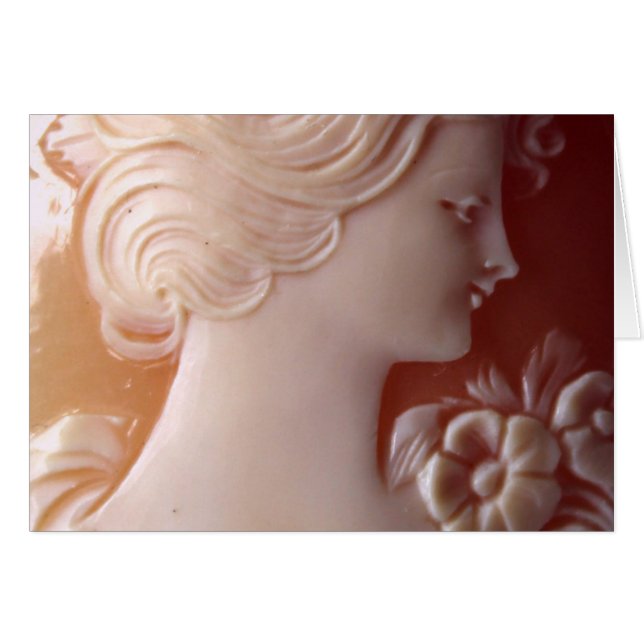 Vintage Cameo women silhouette  (Front Horizontal)