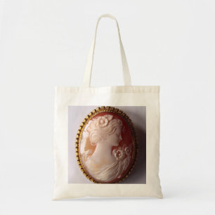Vintage Cameo women silhouette  Tote Bag