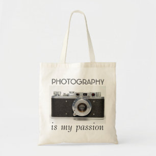 VINTAGE CAMERA 09 Photography is my Passion  Bag