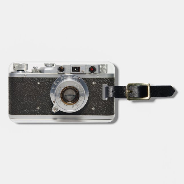 VINTAGE CAMERA 9 Russian F Luggage Tag (Front Horizontal)