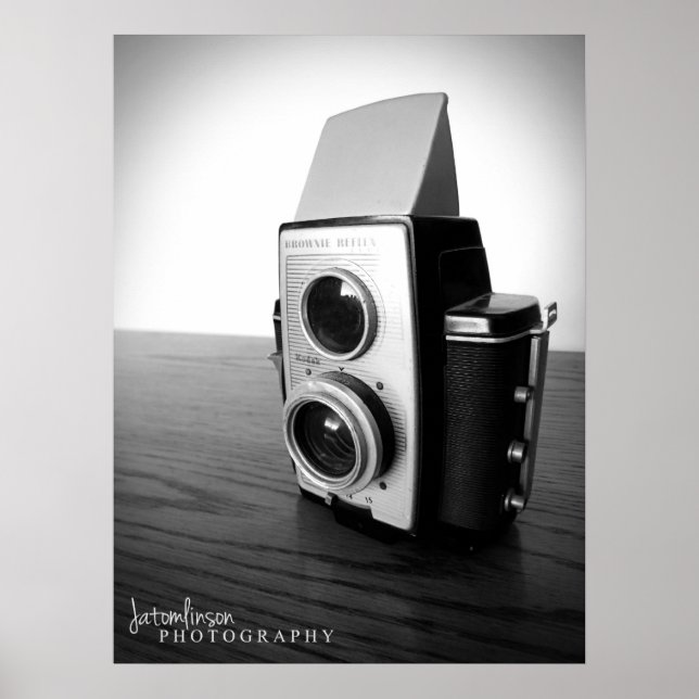 Vintage Camera - Brownie Reflex 20 Circa 1959 Poster (Front)