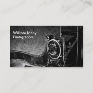 Vintage Camera Business Card