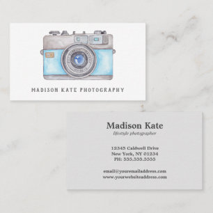 Vintage Camera Business Cards