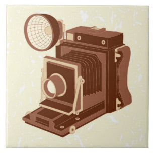 Vintage Camera Ceramic Tile