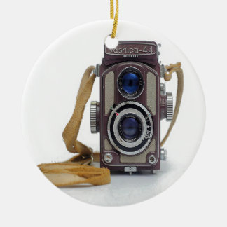 Vintage Camera Ceramic Tree Decoration