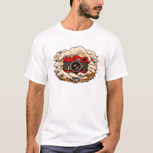Vintage Camera Dream Cloud Photographic Gaze T-Shirt