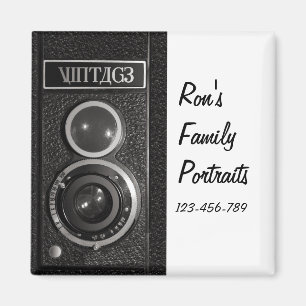 Vintage Camera Effect Magnet