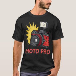 Vintage Camera Illustration Photo Pro T-Shirt