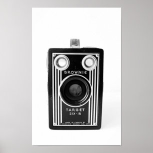 Vintage Camera Image Poster