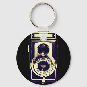 Vintage camera key ring