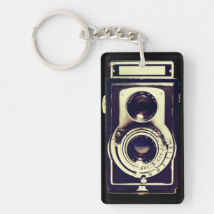 Vintage camera key ring