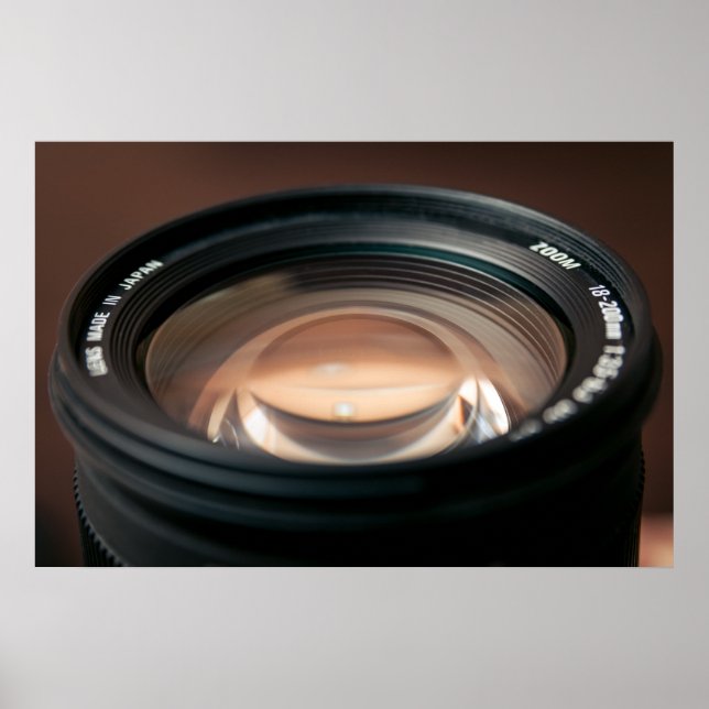 Vintage camera lens poster (Front)