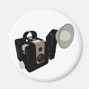 Vintage Camera Magnet