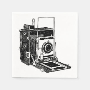 Vintage Camera Napkin