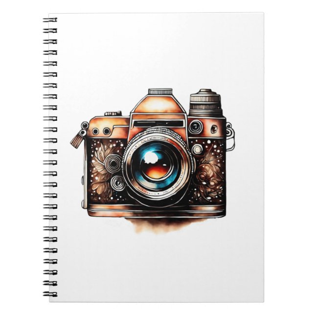 Vintage Camera Notebook (Front)