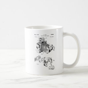 Vintage Camera Patent Coffee Mugs, Camera Mugs