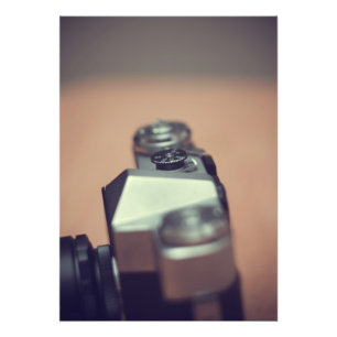 Vintage camera photo print