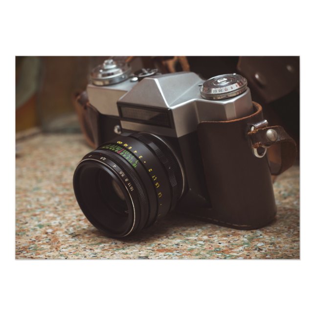Vintage camera photo print (Front)