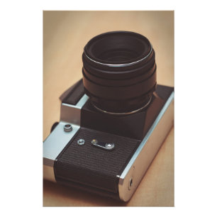 Vintage camera photo print