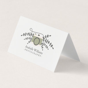 Vintage Camera Photographer Business Card