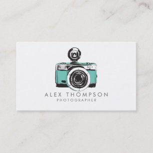 Vintage Camera Photographer Business Cards