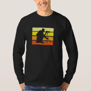 Vintage Camera Photographer Photography Retro Sty T-Shirt
