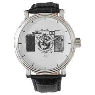 Vintage camera photographer watch