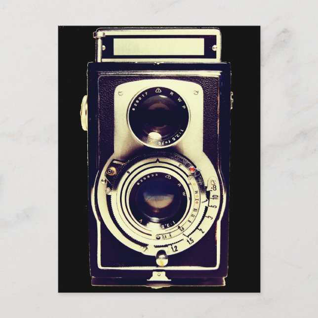 Vintage Camera Postcard (Front)