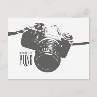 Vintage Camera Postcard