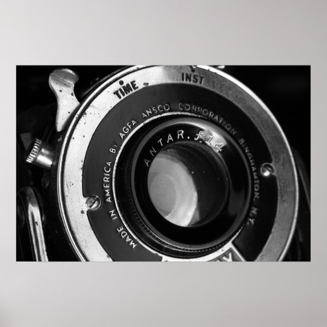 Vintage Camera Poster (Front)