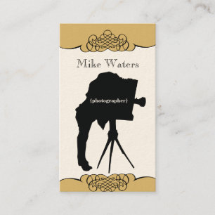 Vintage Camera Premium Paper Business Card