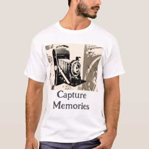 Vintage Camera Slogan Personalise T-Shirt