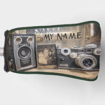 Vintage Cameras with Vintage print 