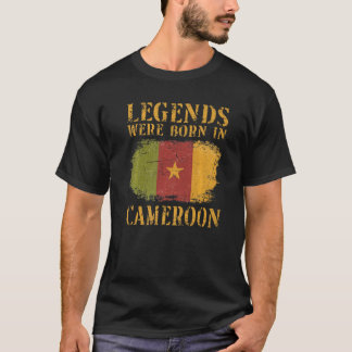 Vintage Cameroonian Flag Cameroon   T-Shirt