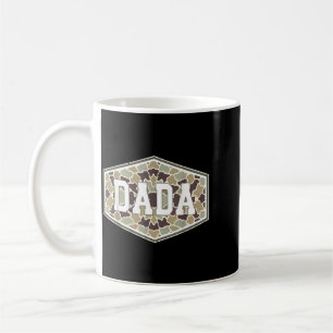Vintage Camouflage Dada Fatherhood Camo Family Coffee Mug